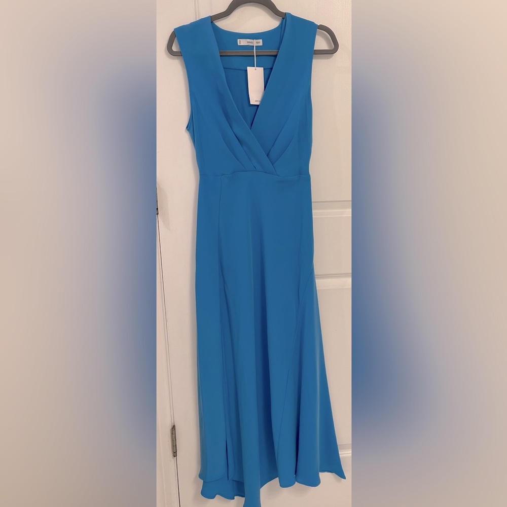Prom Dress Mango Maxi Dress, Blue Size small